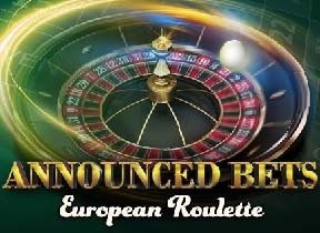 European Roulette Announced Bets, ruleta de Tomhorn